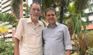 Ex-vice-governador Francisco Pinheiro e o deputado Evandro Leitão