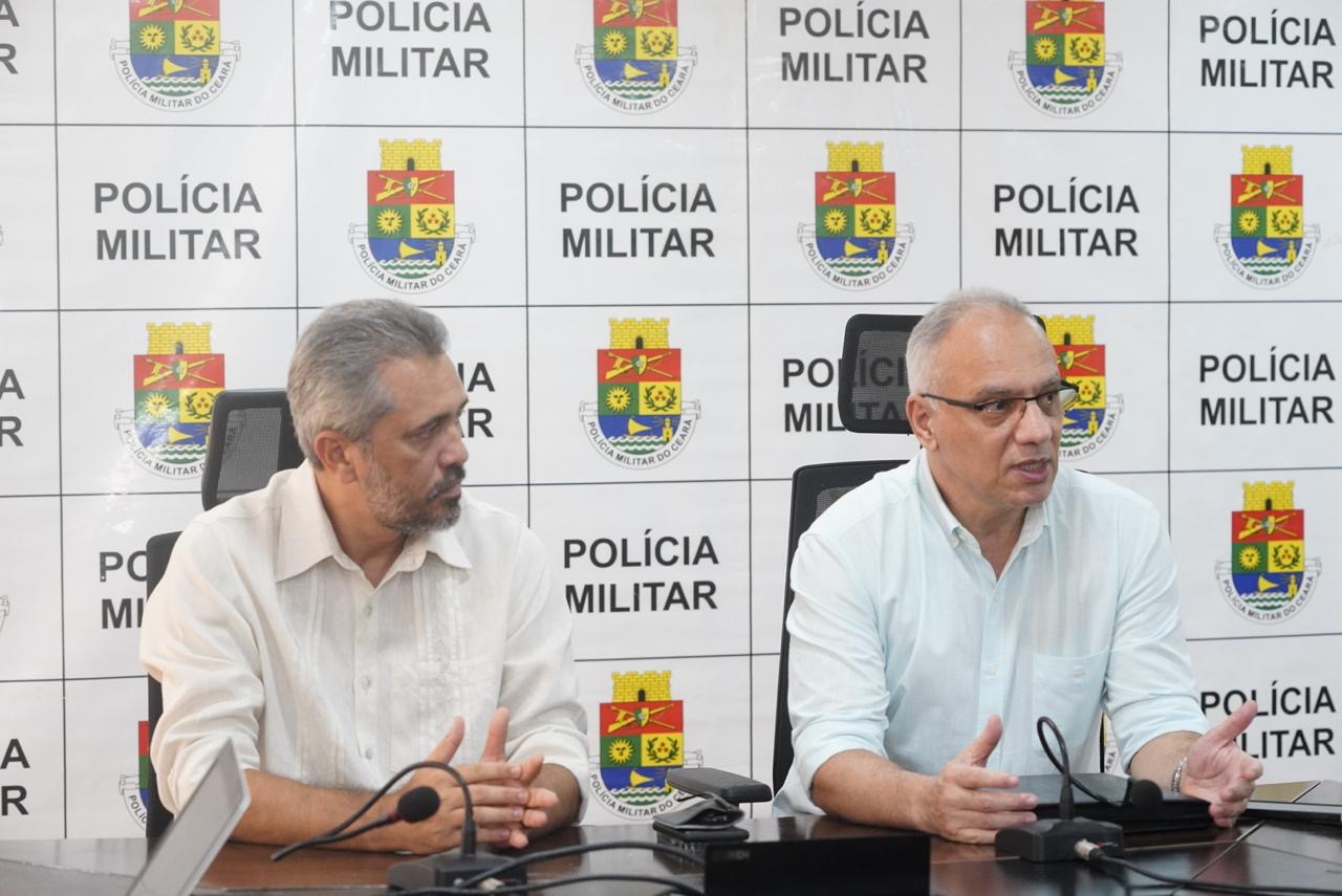 Elmano de Freitas e Roberto Sá no CISP