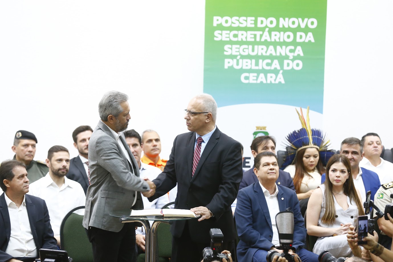 Posse do novo secretário de Segurança Pública do Ceará, Roberto Sá