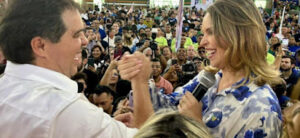 Evandro Leitão e Gabriella Aguiar