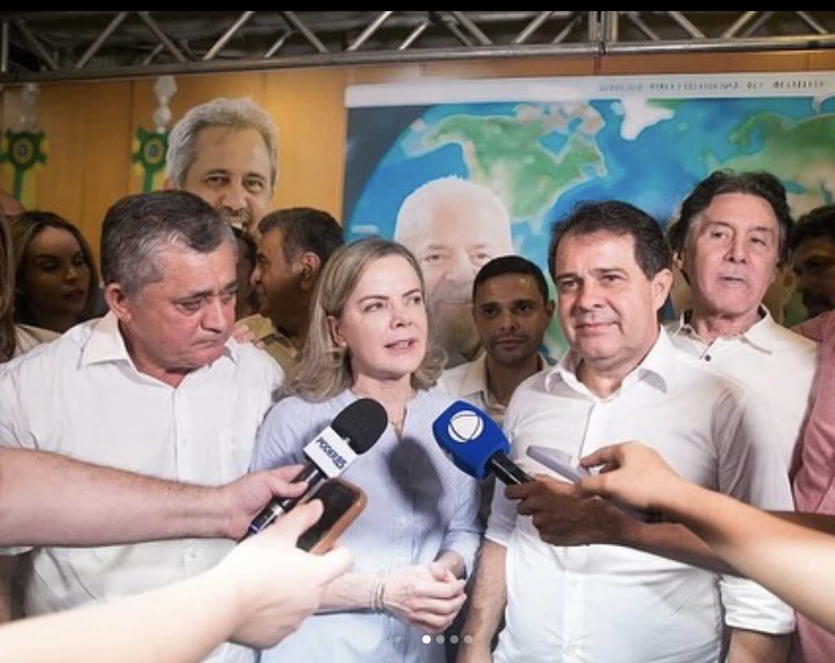 PT Gleisi, Evandro e Guimarães