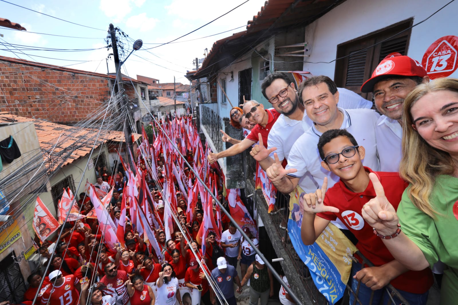 Evandro em campanha