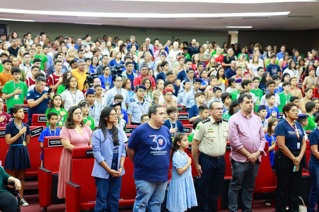 Homenagem aos medalhistas da OBRL