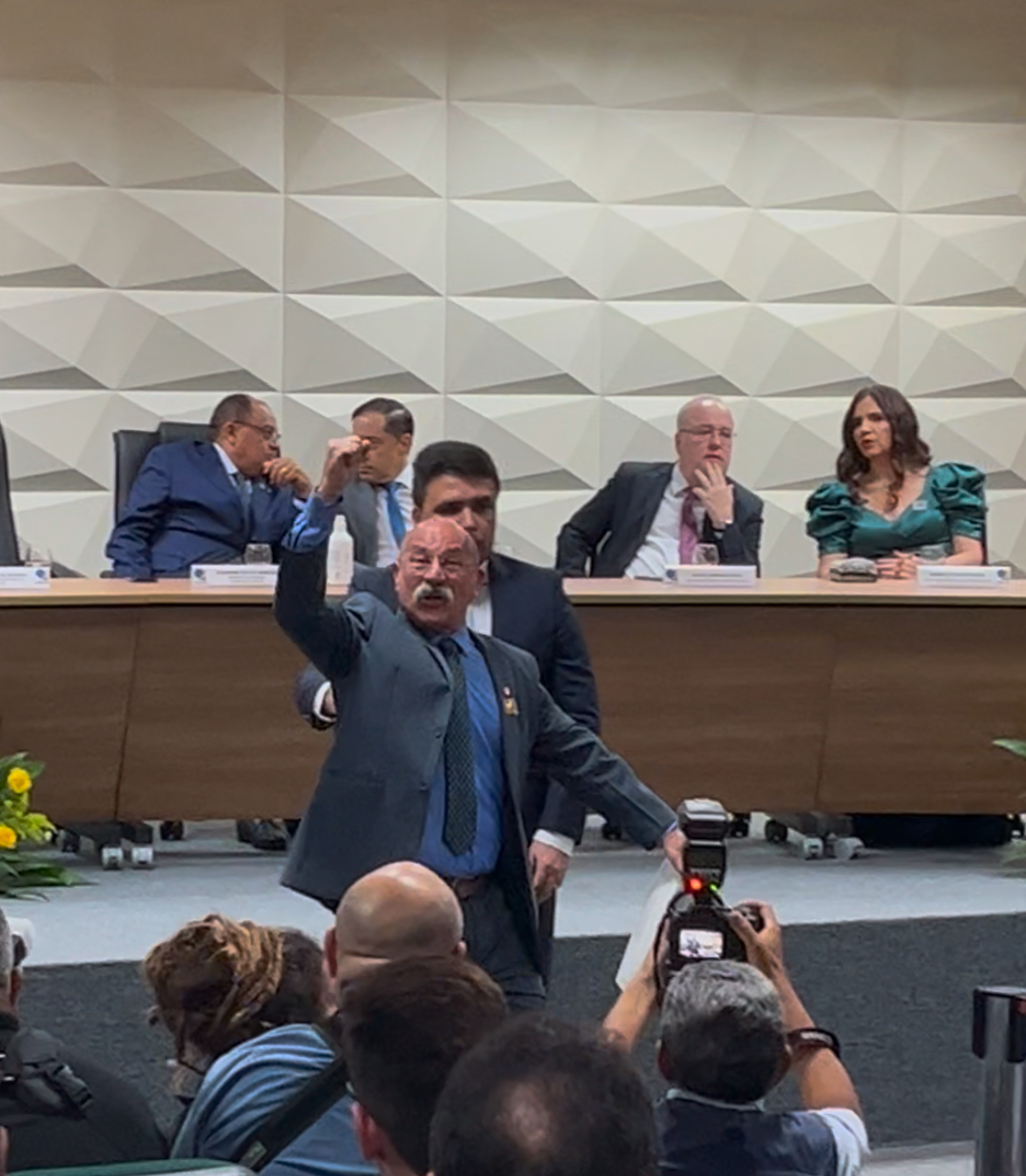 Inspetor Alberto na Diplomação