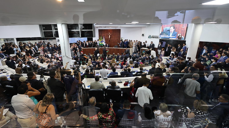 Posse dos vereadores na CMFor 01/01/2025