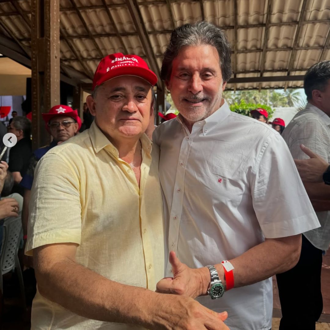 José Guimarães e Eunício Oliveira