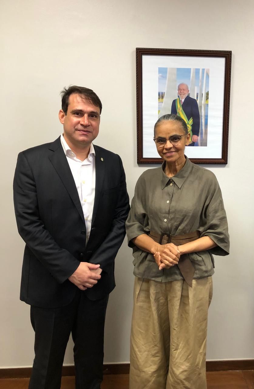 Salmito e Marina Silva