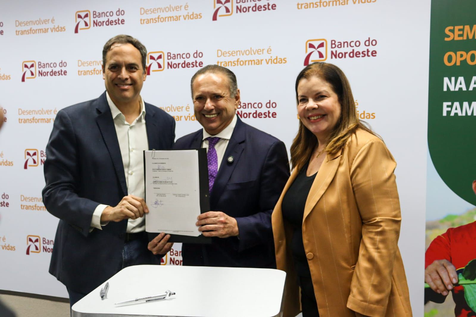 Paulo Câmara, Domingos Filho e Eliane Brasil